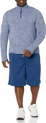 Essentials Men's Tech Stretch Quarter-Zip Shirt - Image 3